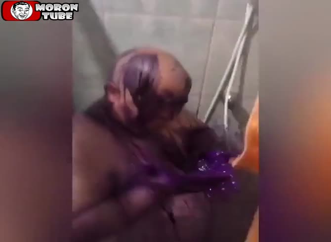 Video :The rest is funny as his pals heavily color him